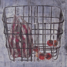 《六柿圖》 115x115cm 2009-大美無言藝術空間